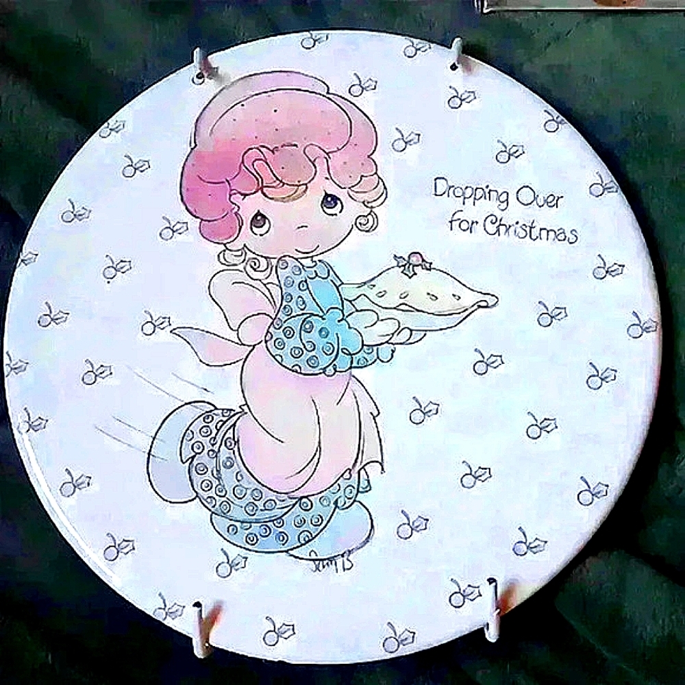 Large wall plaque preciousmoments 💞  'Dropping over for Christmas 🎄 wall art